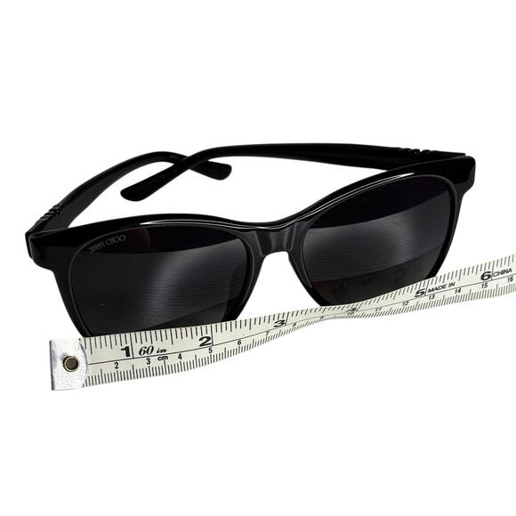 Jimmy Choo Sunglasses June/F/S 80790 56-17-140 Made In Italy Black Frames - Picture 5 of 10